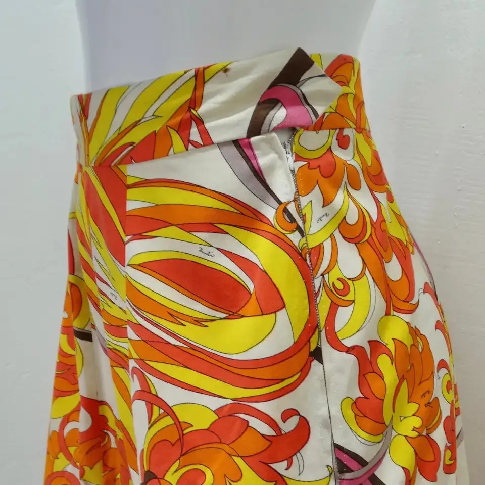 1960s Emilio Pucci Pleated Skirt