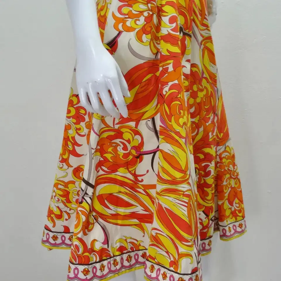 1960s Emilio Pucci Pleated Skirt