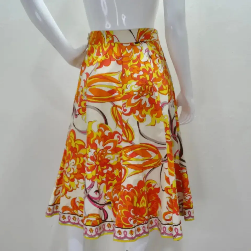 1960s Emilio Pucci Pleated Skirt