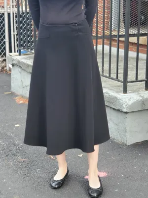 A line Crepe Skirt 447-29