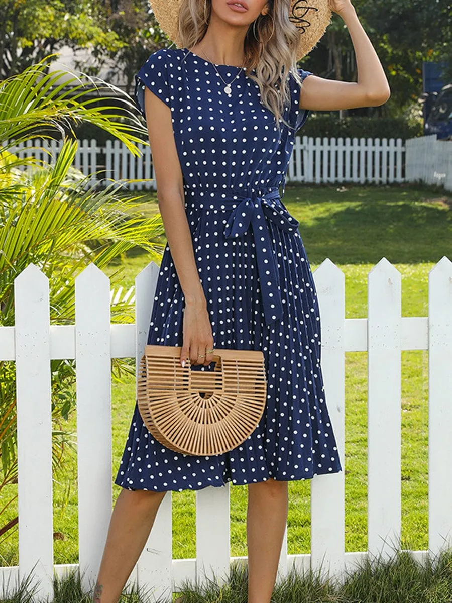 Casual Polka Dot Dress