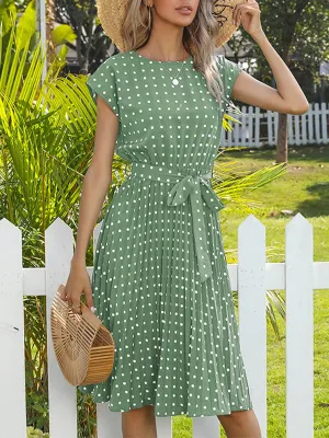 Casual Polka Dot Dress