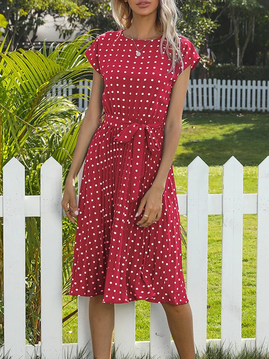 Casual Polka Dot Dress