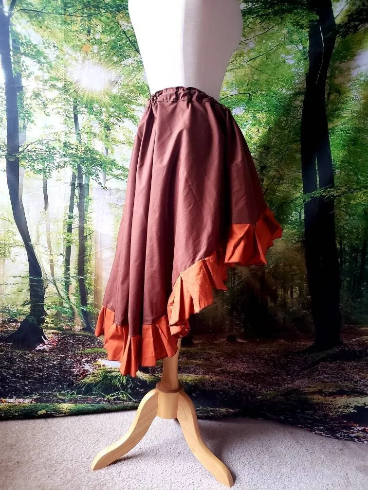 Custom High/Low Ruffle Skirt