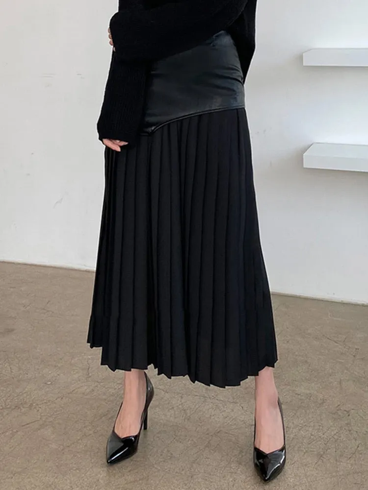 Feel The Tension Midi Skirt