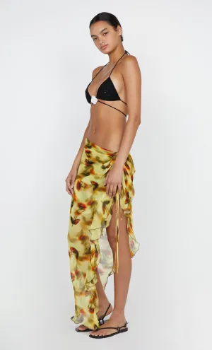 FIORE WRAP SKIRT - CITRUS ROSE