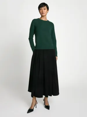 Full pleated skirt