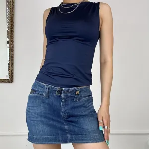 G-star denim mini skirt