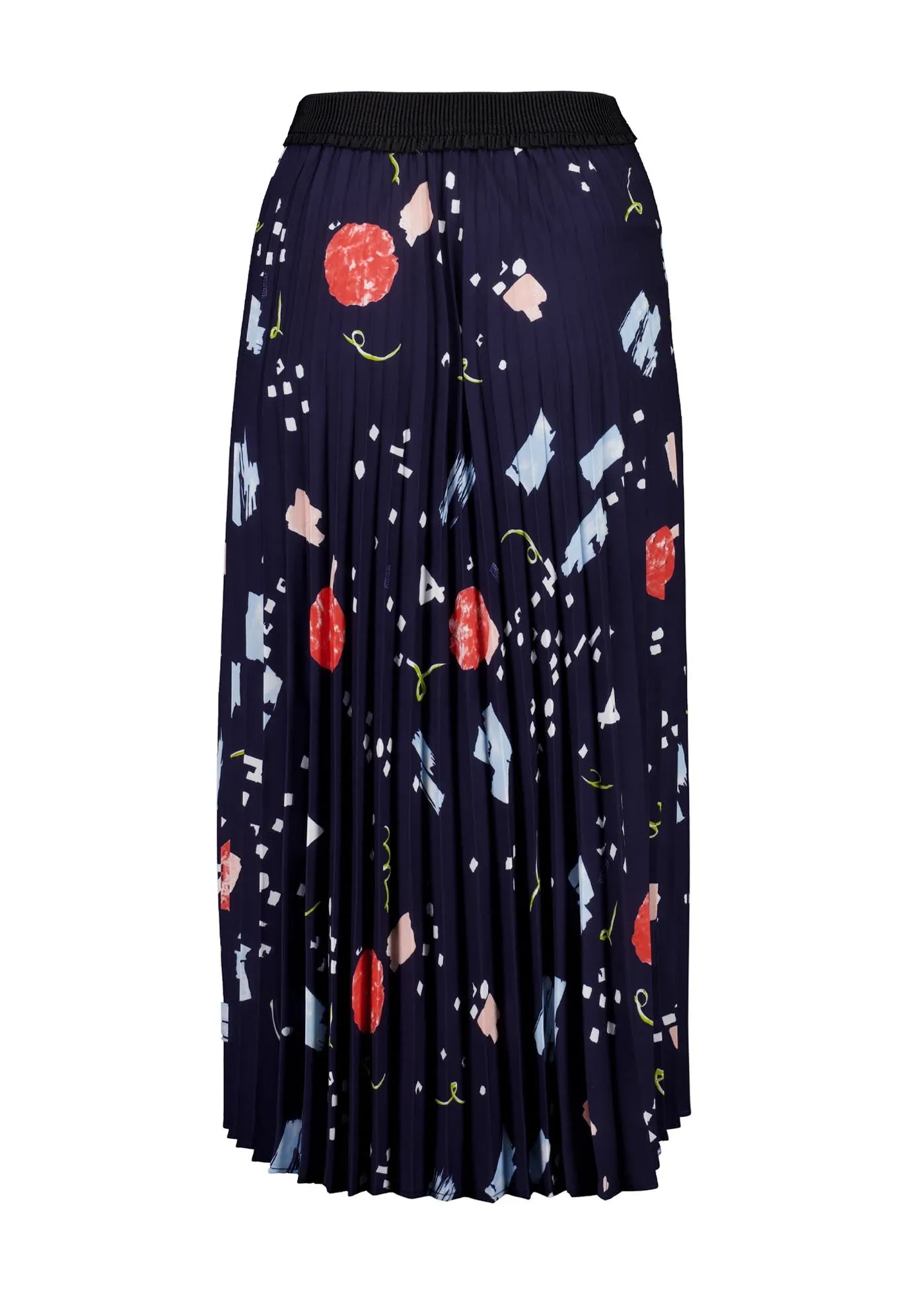 Galaxy Pleated Skirt Navy