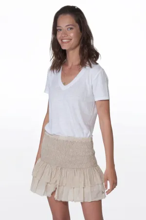 Hummus Gauze layered skirt