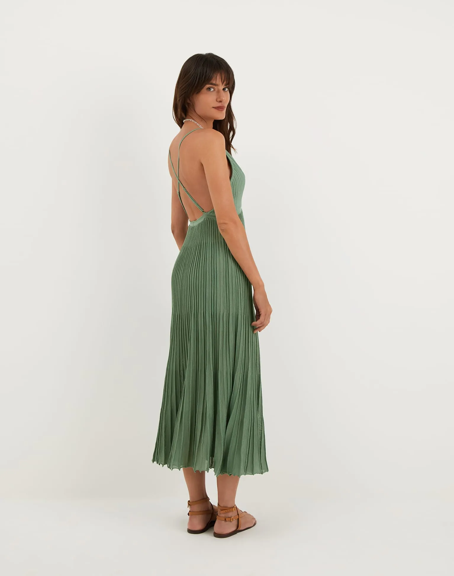 Knit Katia Long Dress - Seaglass