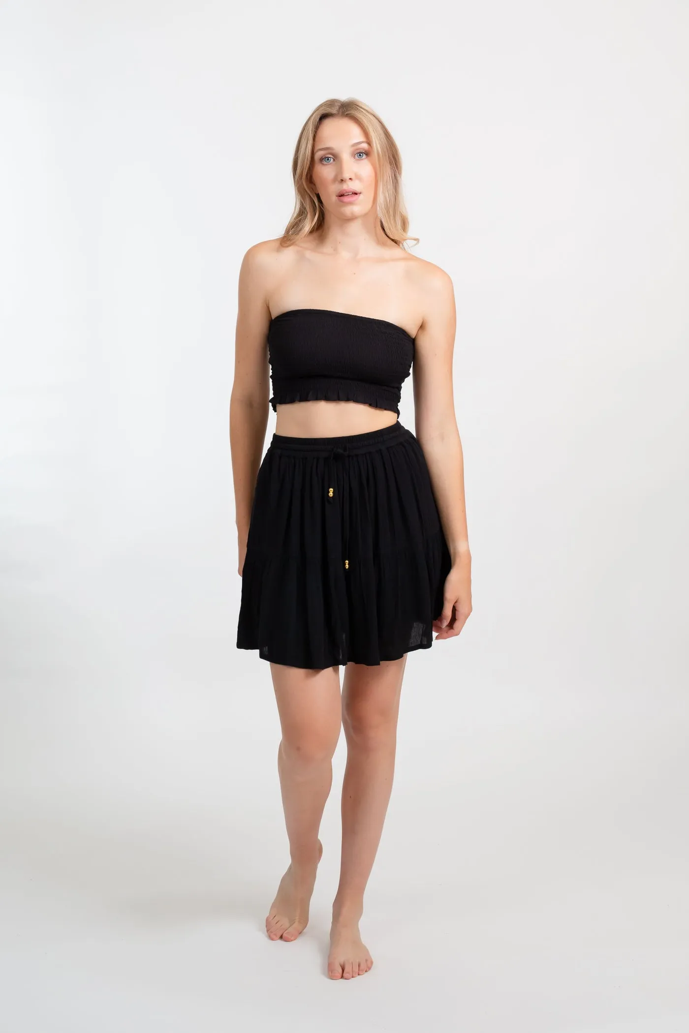 Koy Miami Tiered Short Skirt