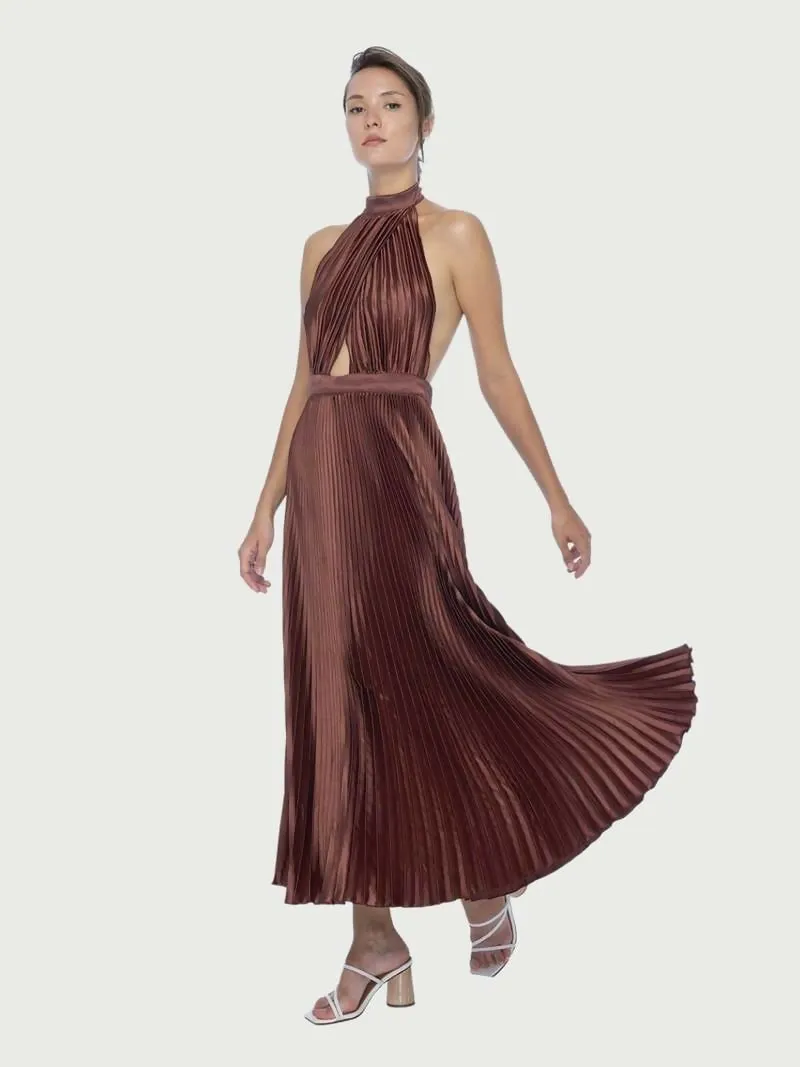 L’idee Renaissance Gown Chocolate