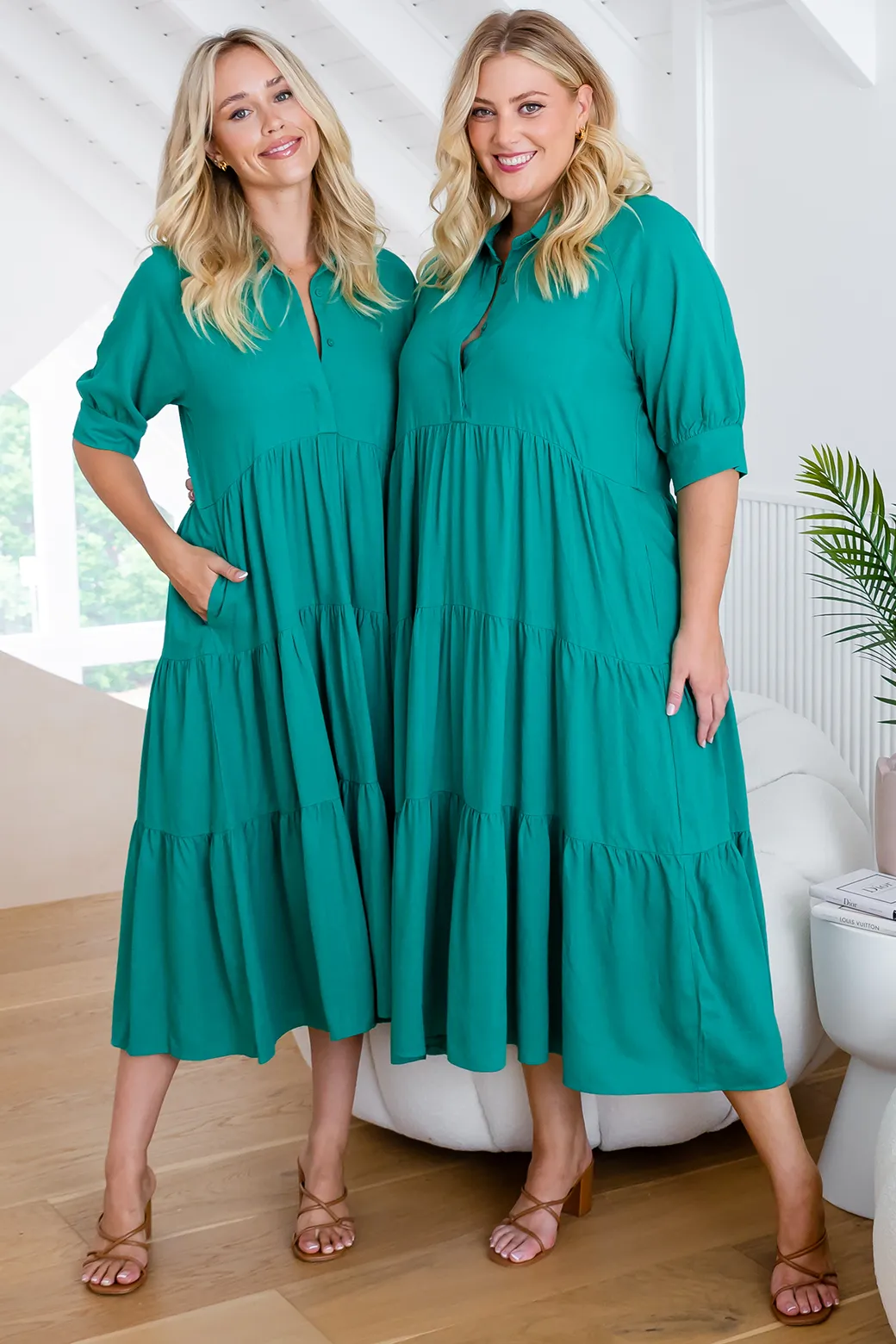 Loren Maxi Dress Green