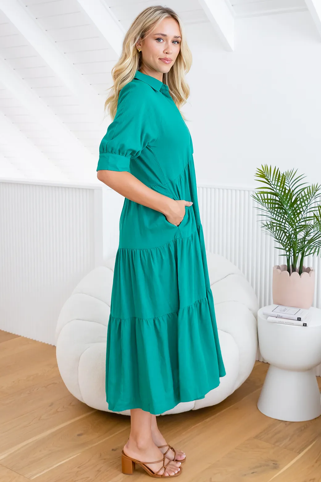 Loren Maxi Dress Green