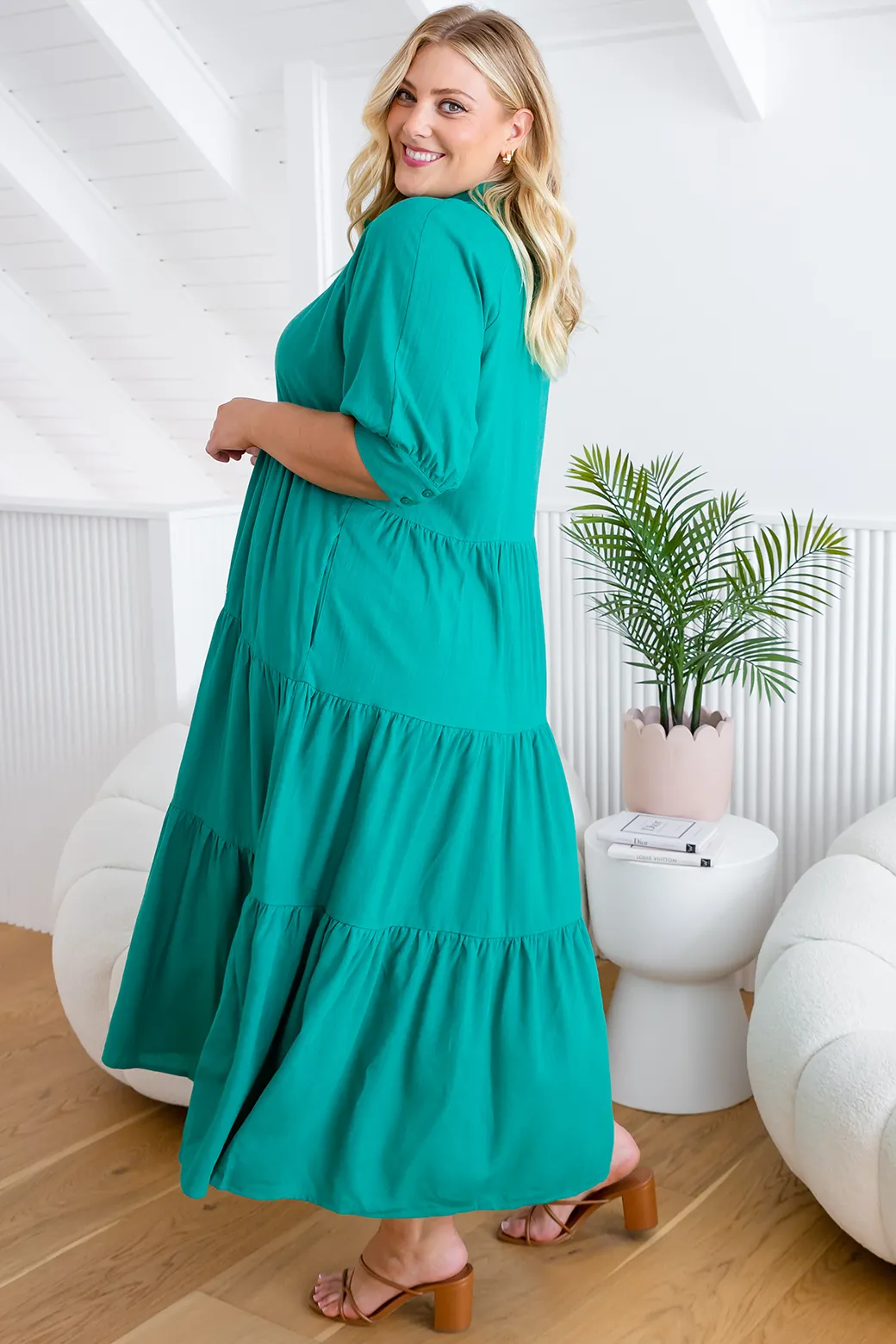 Loren Maxi Dress Green