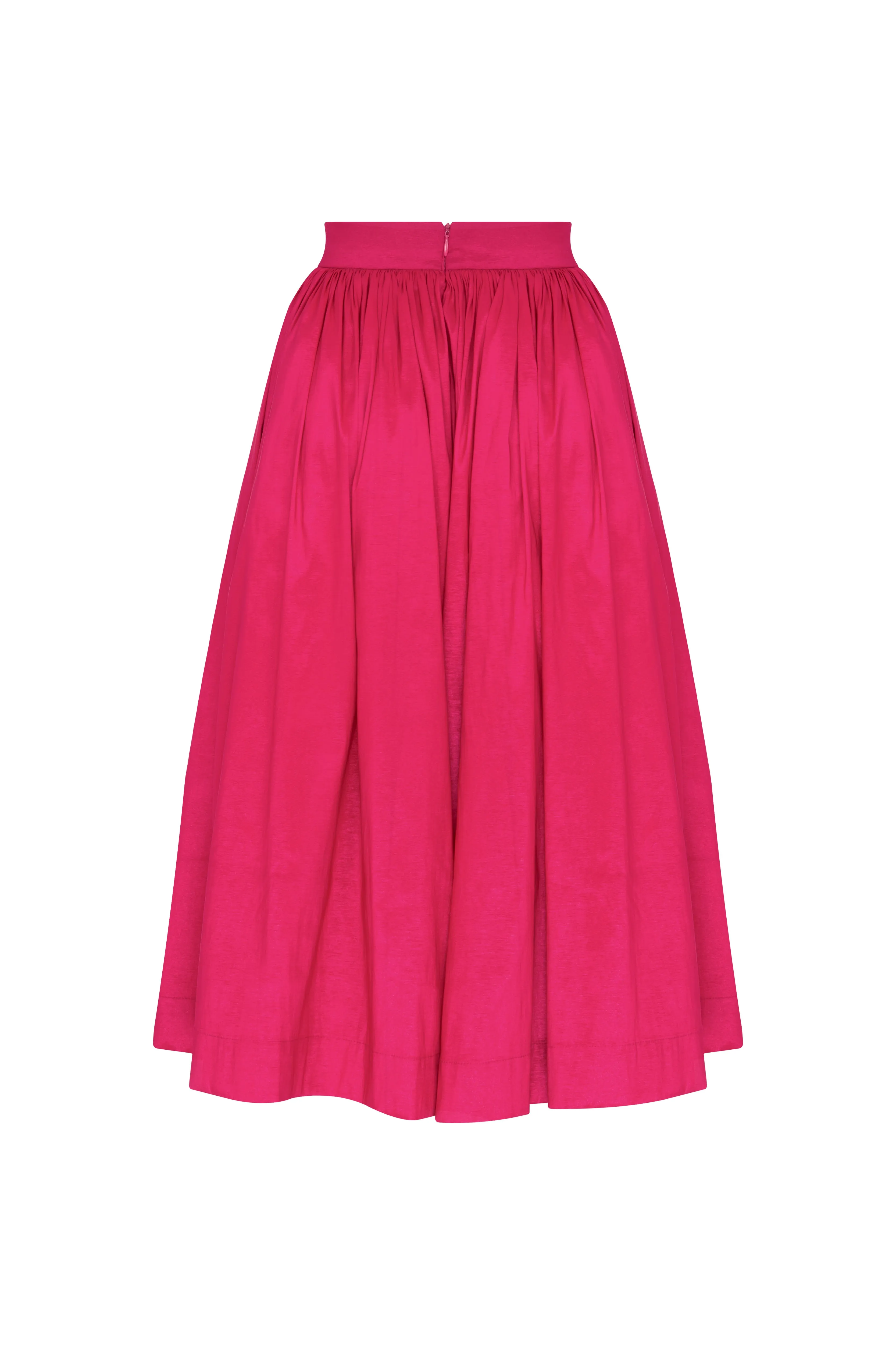 Lou Lou Midi Skirt in Pink