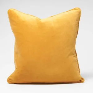 Lynette Velvet Cushion - Mustard