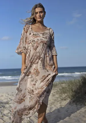 Mahalo Sleeve Maxi Dress