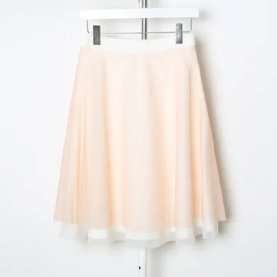 Marina Organza Midi Skirt-Blush Pink