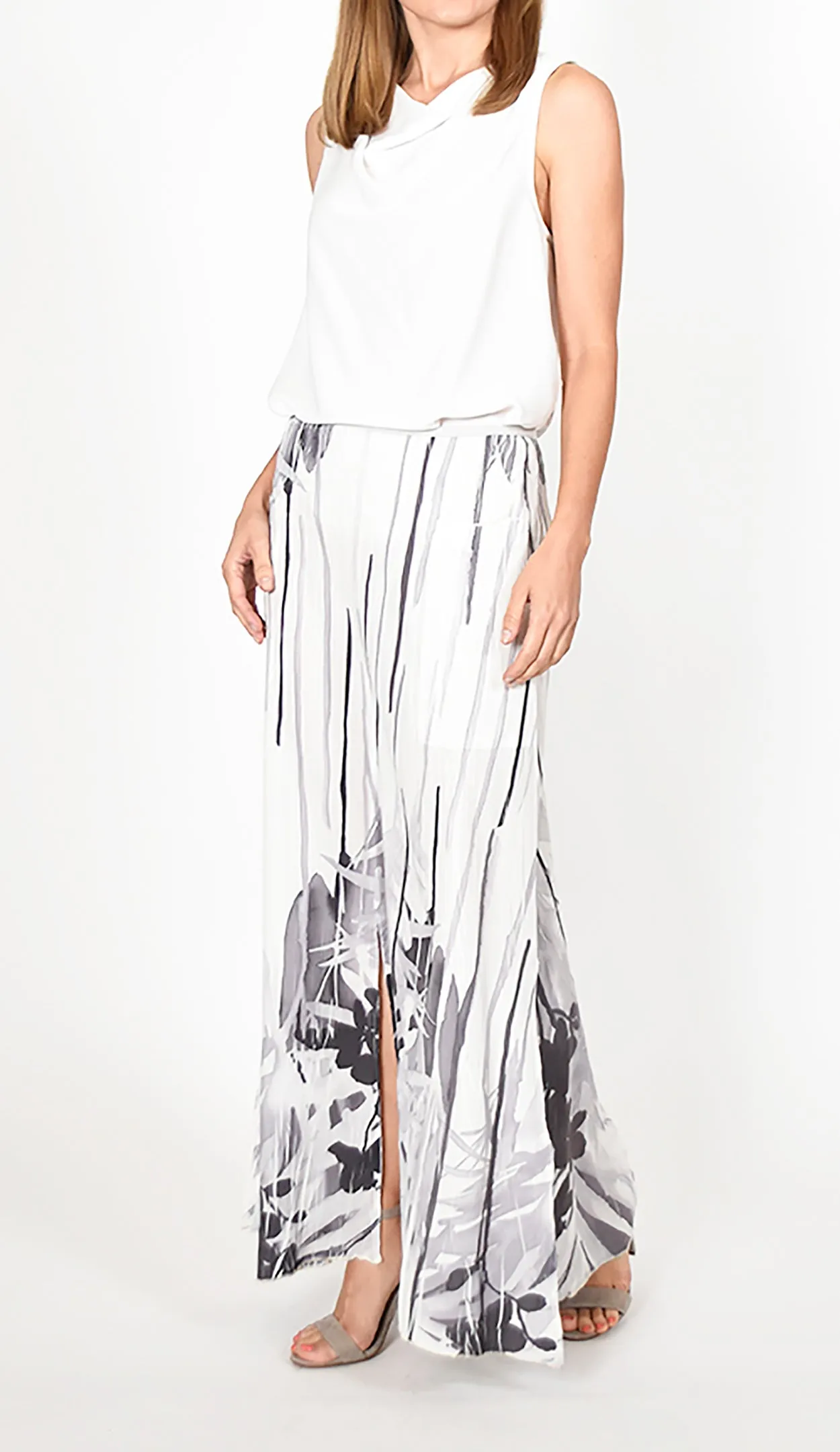 Maxi Skirt with Front Pockets