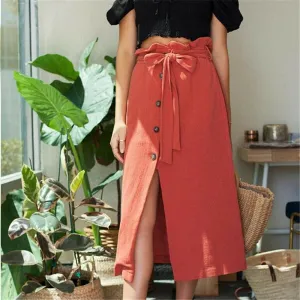 Maxi Split A Line Skirts