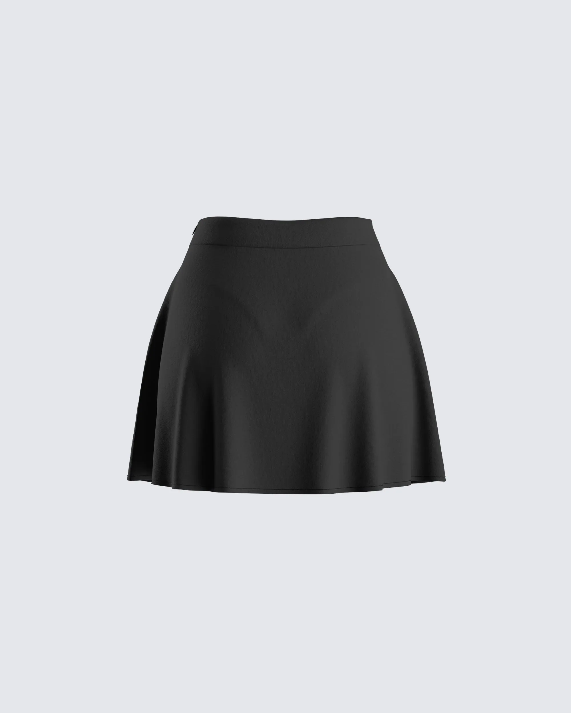 Meera Black High Waisted Skirt