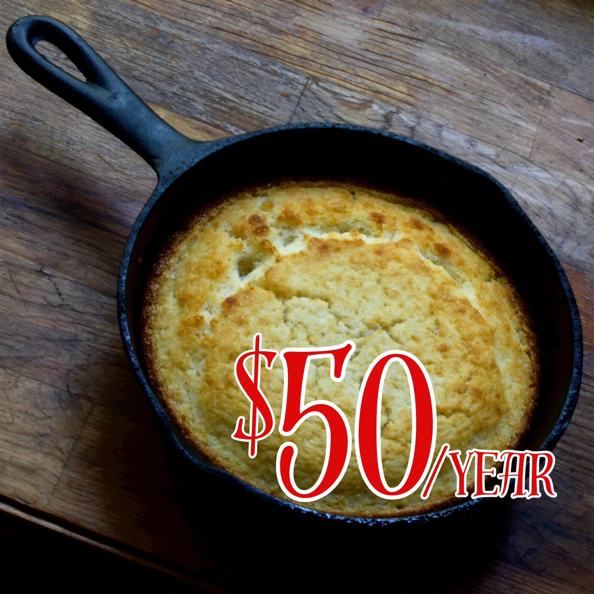 Membership - Cornbread Level - Annual - $50/year