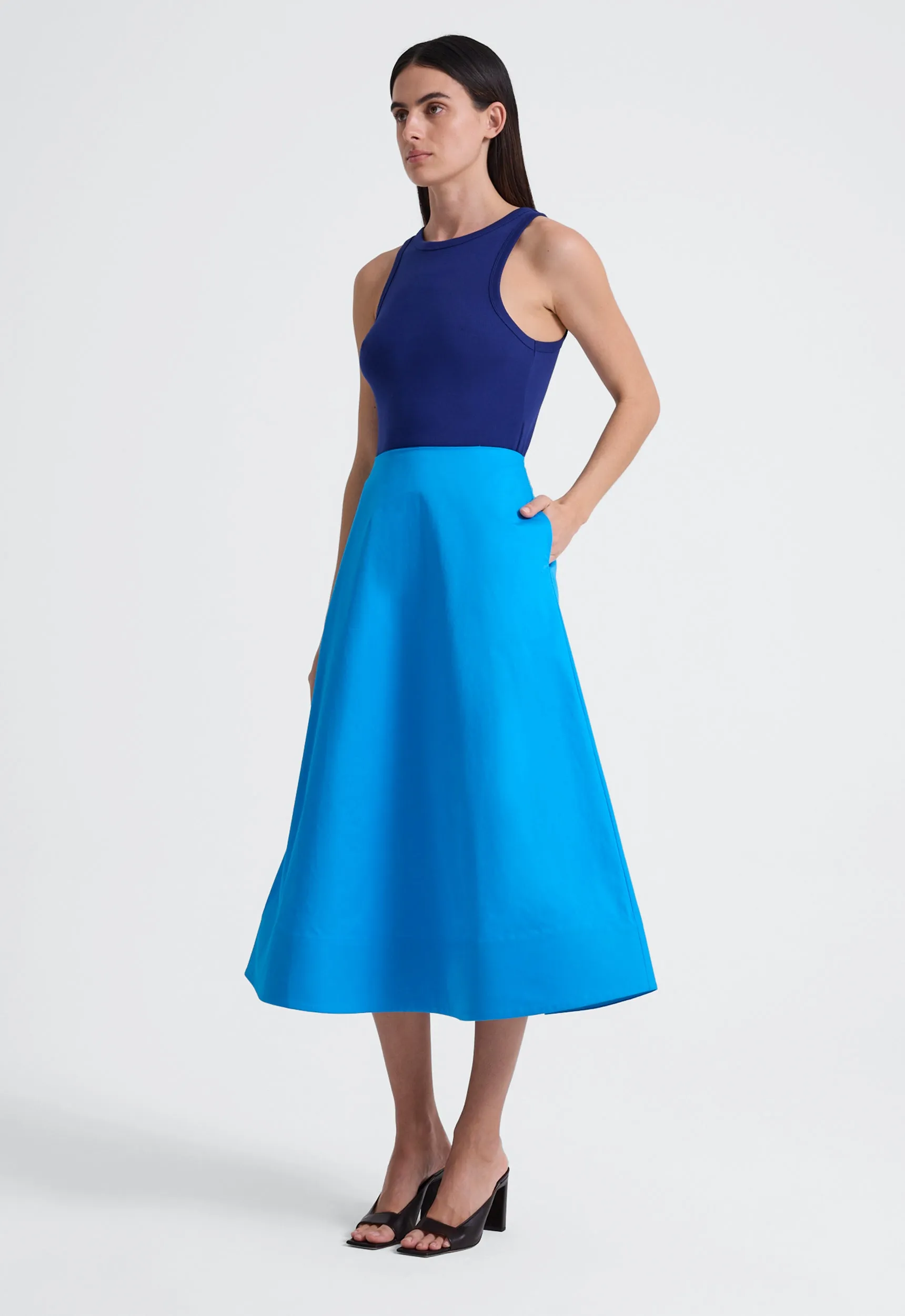 Note Skirt - Aquis