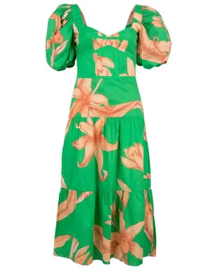 Orchid Dance Midi Dress