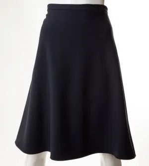 PANIZ A-LINE SKIRT 25" NAVY