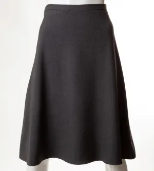 PANIZ A-LINE SKIRT 27" CHARCOAL