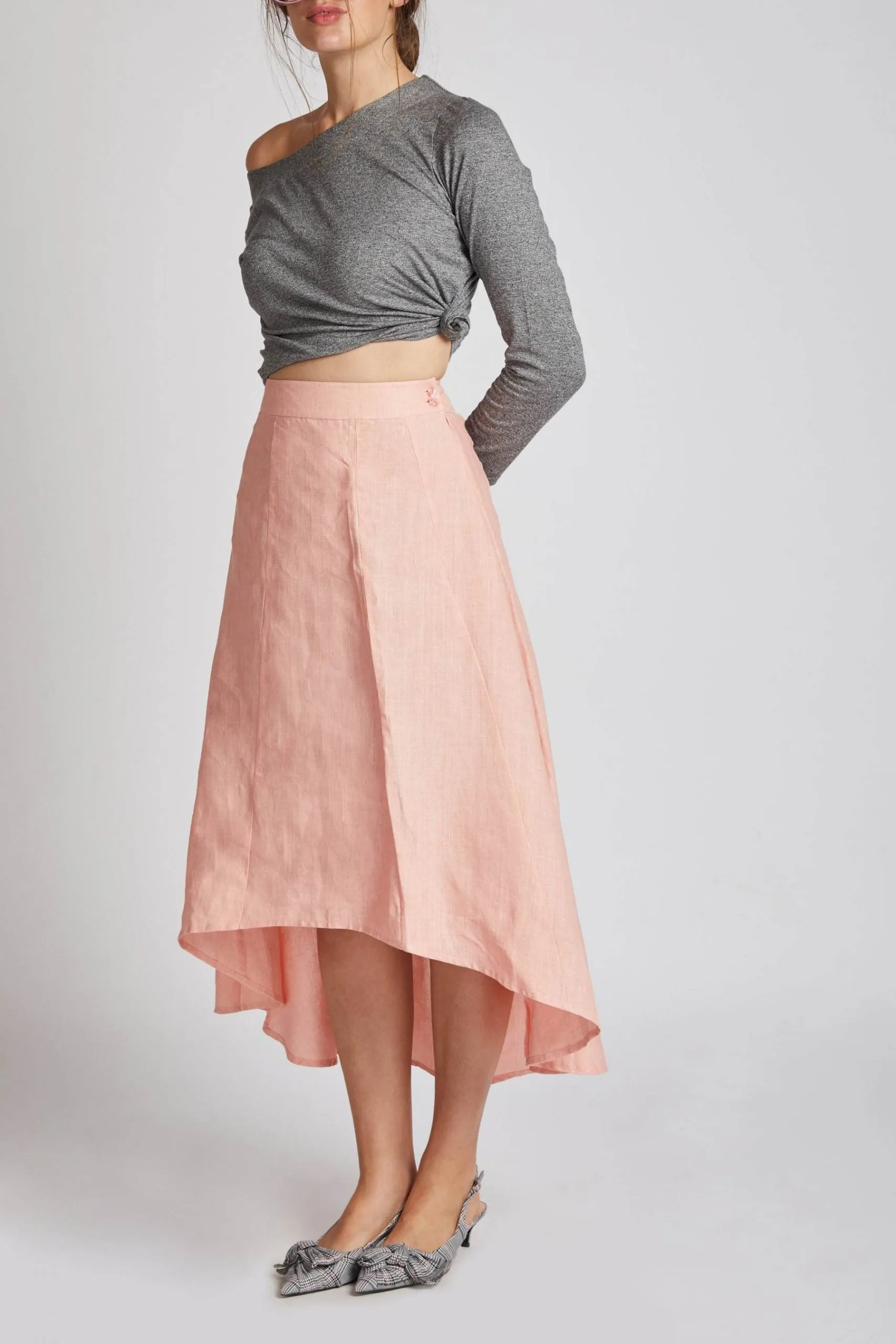 Sail High Low Skirt