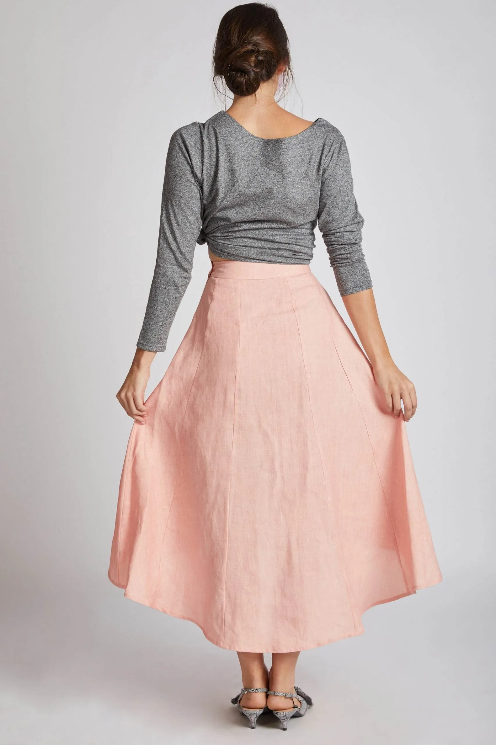 Sail High Low Skirt