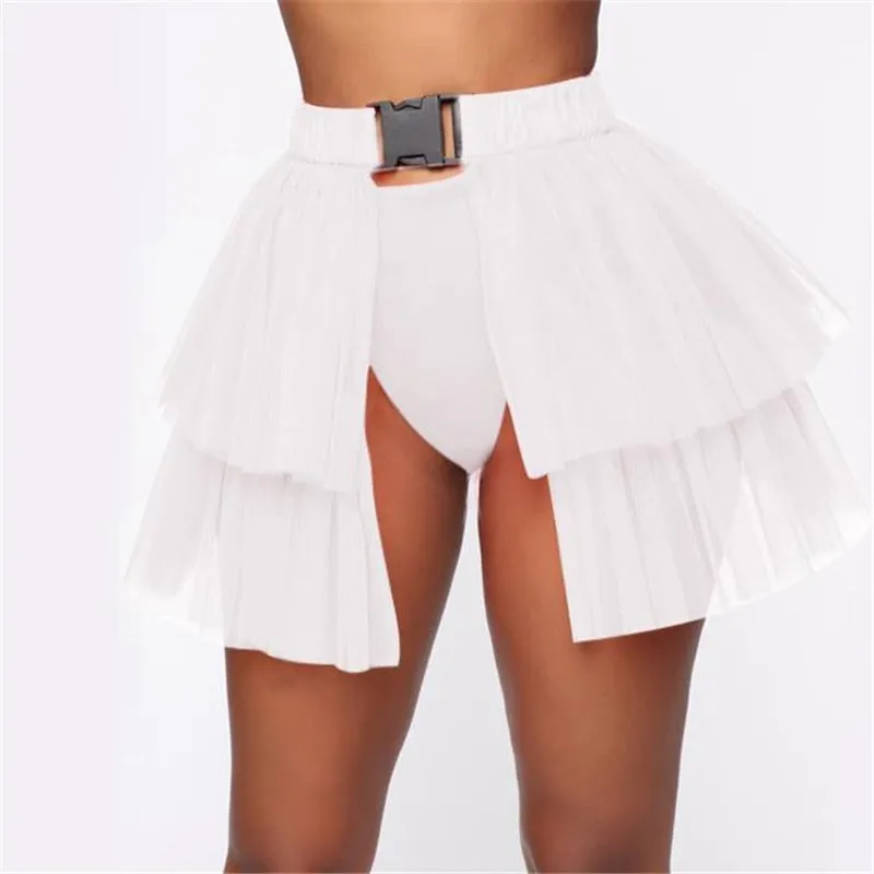 Short Layered Tulle Tutu Skirt