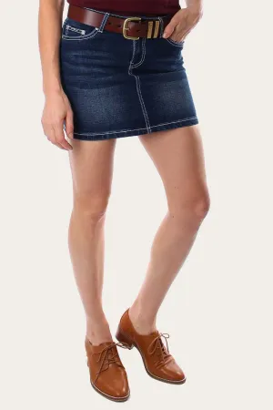 Sienna Womens Denim Mini Skirt