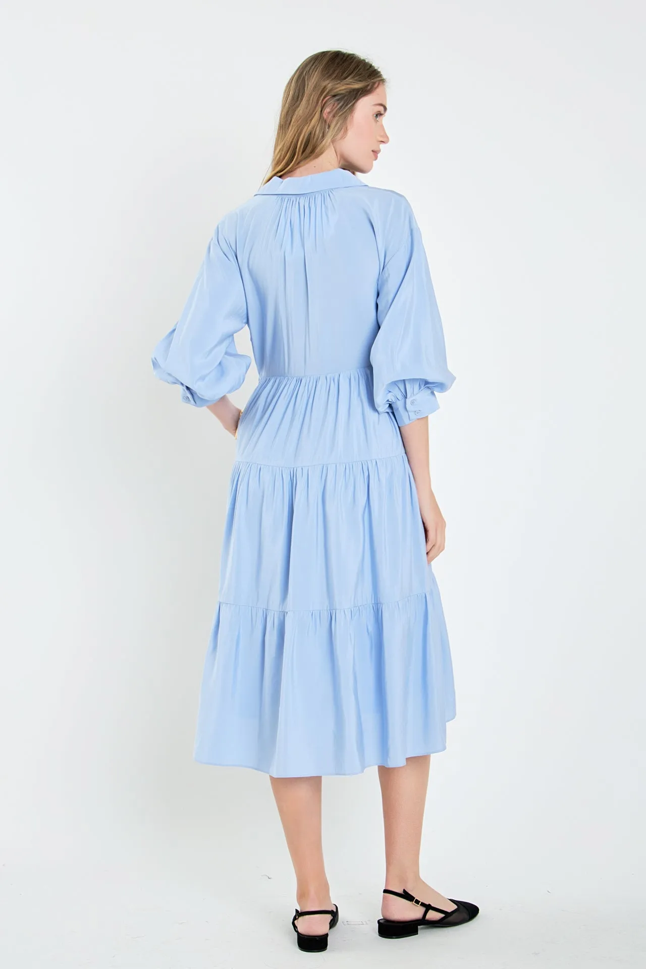 Tiered Midi Dress