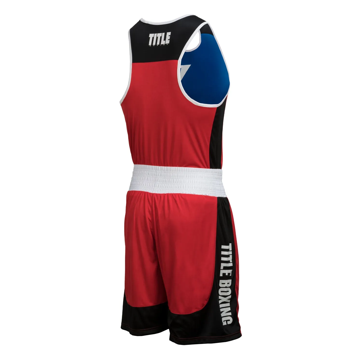 TITLE Boxing Reversible Aerovent Elite Amateur Boxing Set 5