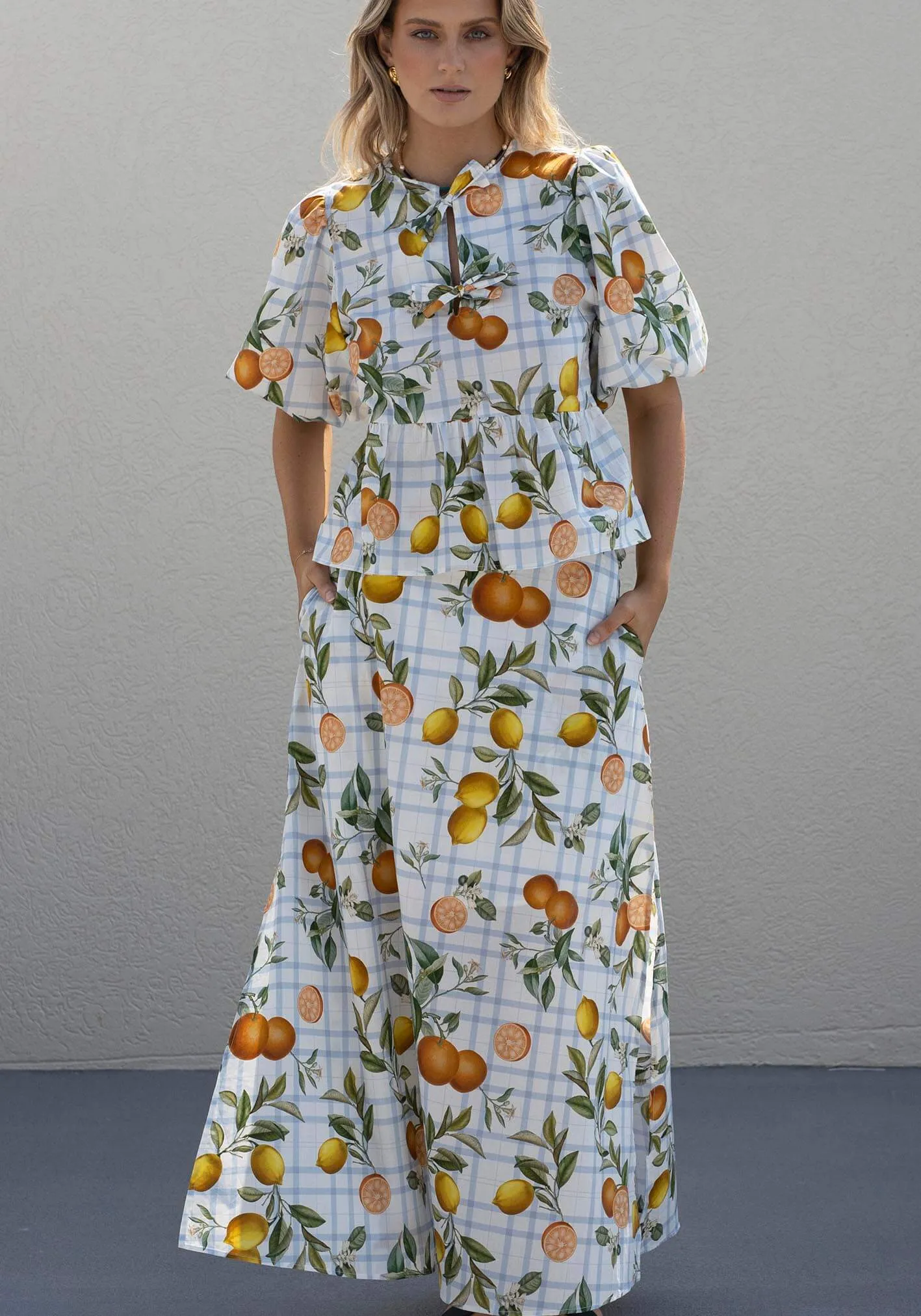 Tropical Picnic Maxi Skirt