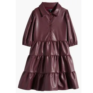 Tween Faux Leather Dress